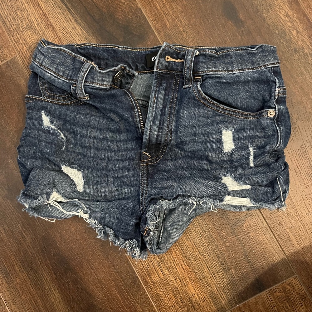 Express jean shorts